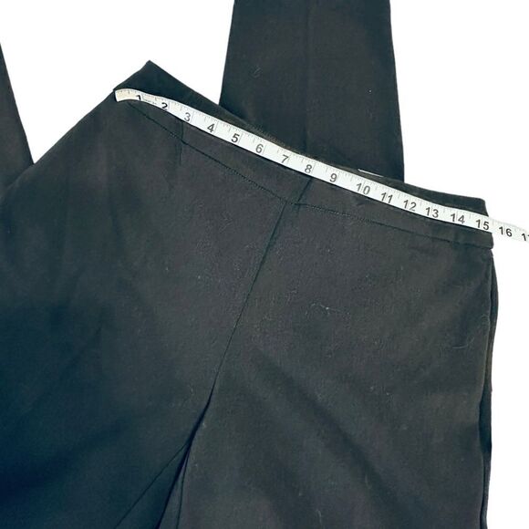 JM Collection Black Pull on Tummy Control Slim Leg Trousers Pants Size 8 Petite - Picture 8 of 10